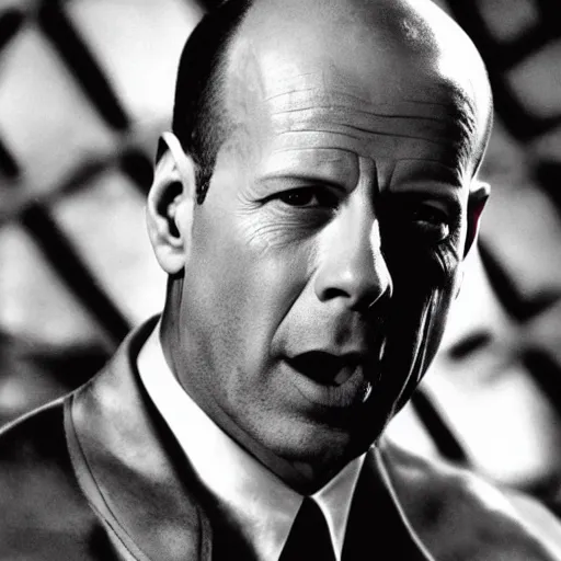 Image similar to bruce willis torn apart