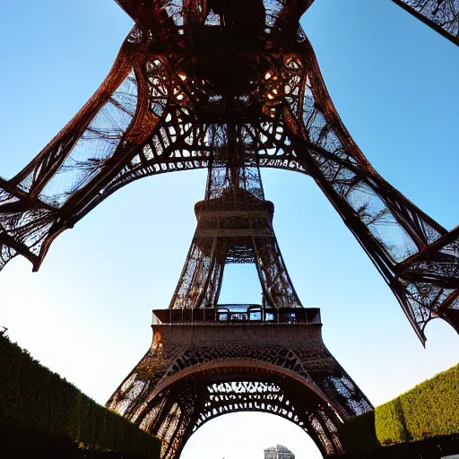 Image similar to spaceship eiffel tower