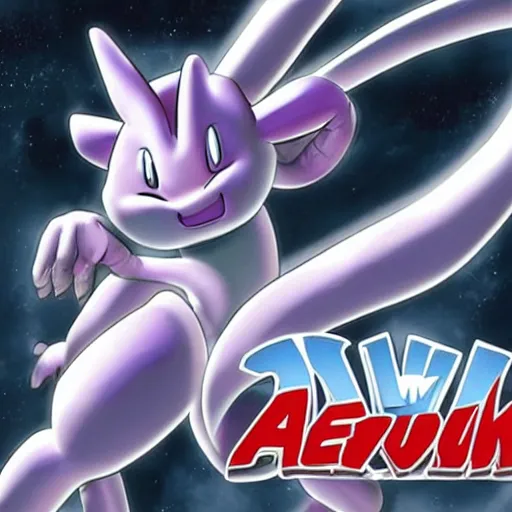 Image similar to Cover art for Mewtwo Strikes Back