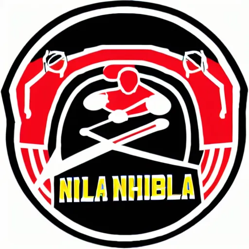 Image similar to logo of floorball team on nhl style