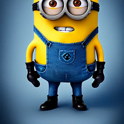 Image similar to studio photo of a minion from Despicable Me