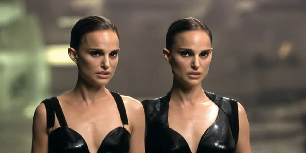 Image similar to natalie portman in matrix