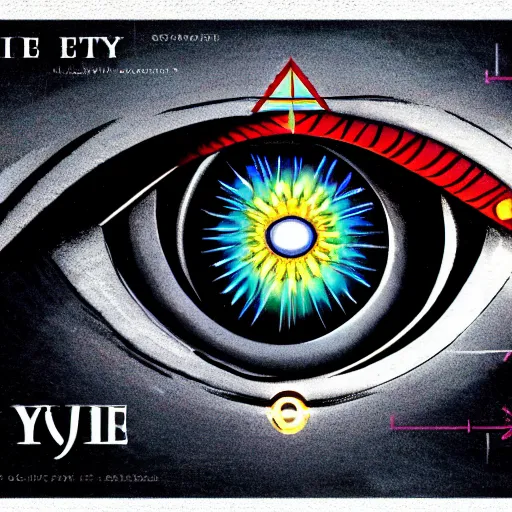 Image similar to The Eye of Providence cyber, concept art