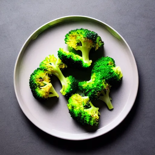 Image similar to orange broccoli on a plate