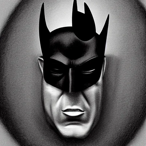 Prompt: a portrait of benjamin netanyahu wearing batman's mask