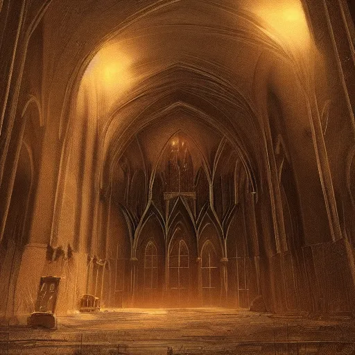 Image similar to the devil's cathedral. artstation, concept art, illustration