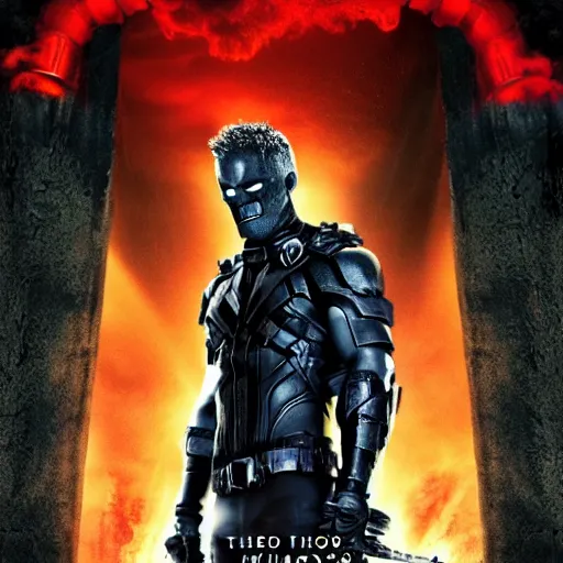 Image similar to Ryan Reynolds Death Knight movie poster