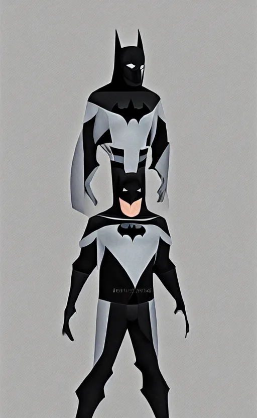 Prompt: cubist batman suit, cubism, concept art, detailed, blank background