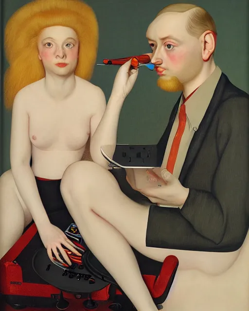 Image similar to roland 808 by john currin