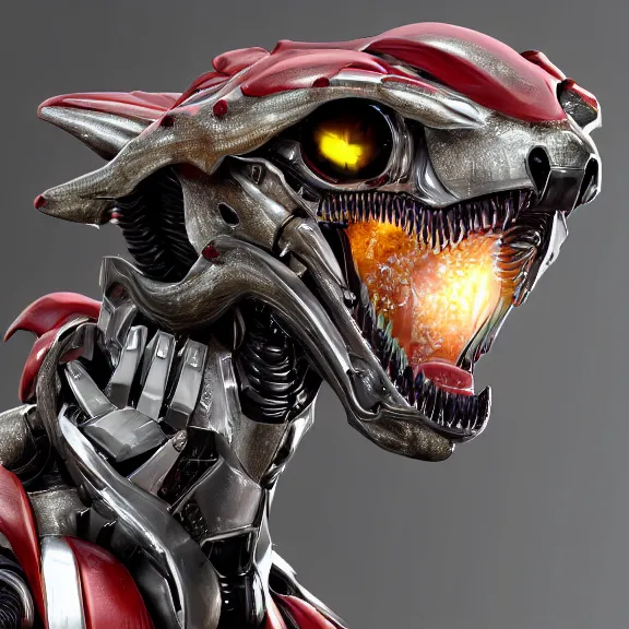 Image similar to close up detailed mawshot of a perfect elegant beautiful stunning anthropomorphic hot robot mecha female dragon, with sleek silver metal armor, glowing OLED visor, looking the camera, eating camera pov, open dragon maw being highly detailed and living, pov camera looking into the maw, food pov, micro pov, prey pov, vore, dragon vore, digital art, pov furry art, anthro art, furry, warframe art, high quality, 8k 3D realistic, dragon mawshot art, maw art, macro art, micro art, dragon art, Furaffinity, Deviantart, Eka's Portal, G6