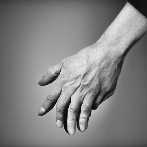 Image similar to a normal human hand