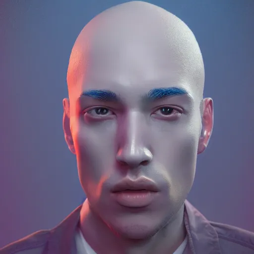 Image similar to abstract 3D male portrait by James Jean and Jason Chan, rendering redshift, Octane, cinematic lighting, handsome, detailed