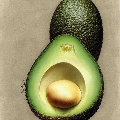 Image similar to watson - avocado hybrid by jean - baptiste monge