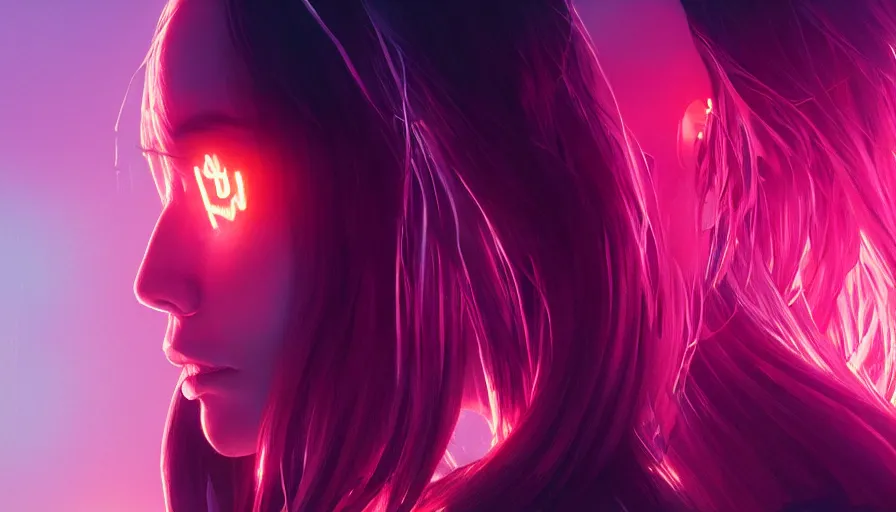 Prompt: jamie chung, lolita, altered carbon, highly detailed surreal neon vfx portrait of a android, stephen bliss, unreal engine, greg rutkowski, loish, rhads, beeple, makoto shinkai and lois van baarle, ilya kuvshinov, rossdraws, tom bagshaw, global illumination, detailed and intricate environment