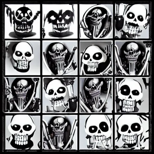 Image similar to Spooky Scary Skeletons with Trumpets