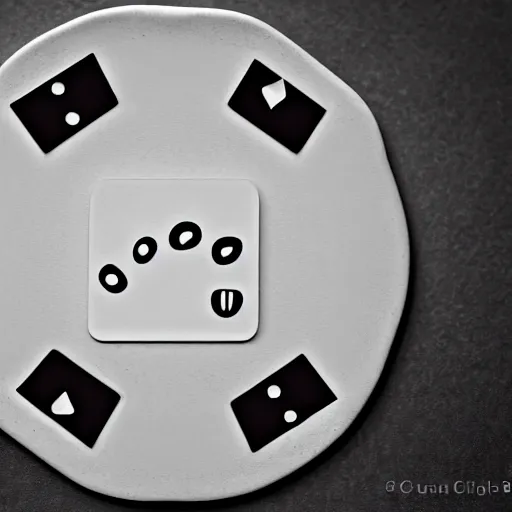 Prompt: anthropomorphic poker chip playing poker, canon 5 d 5 0 mm lens