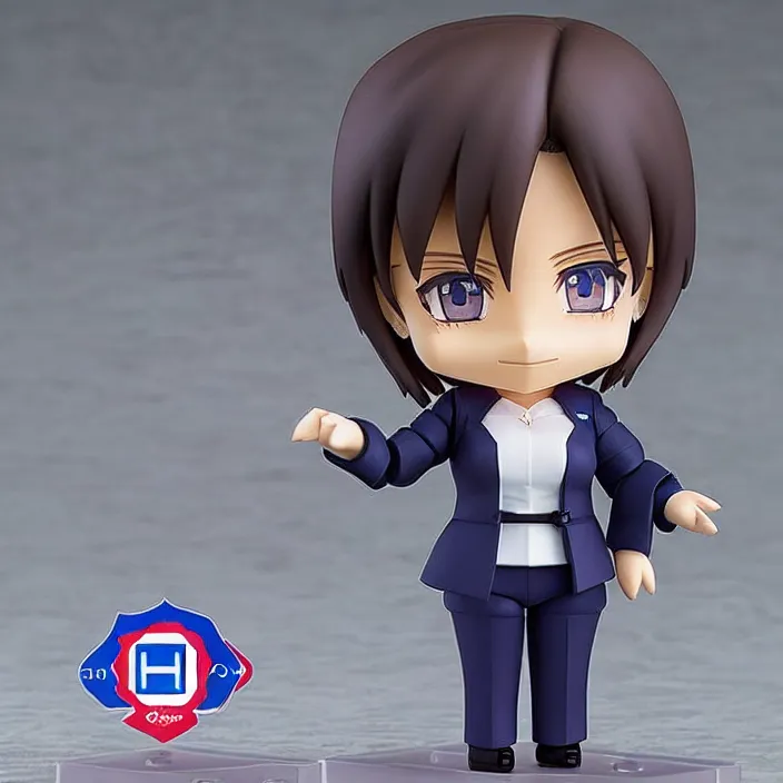 Image similar to hillary clinton, an anime nendoroid of hillary clinton, figurine, detailed product photo