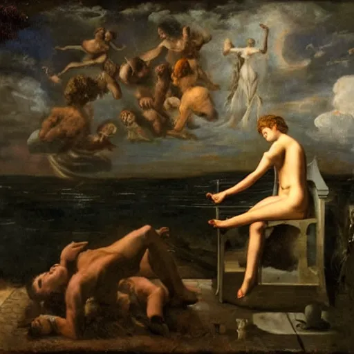 Image similar to the summoning of the muse