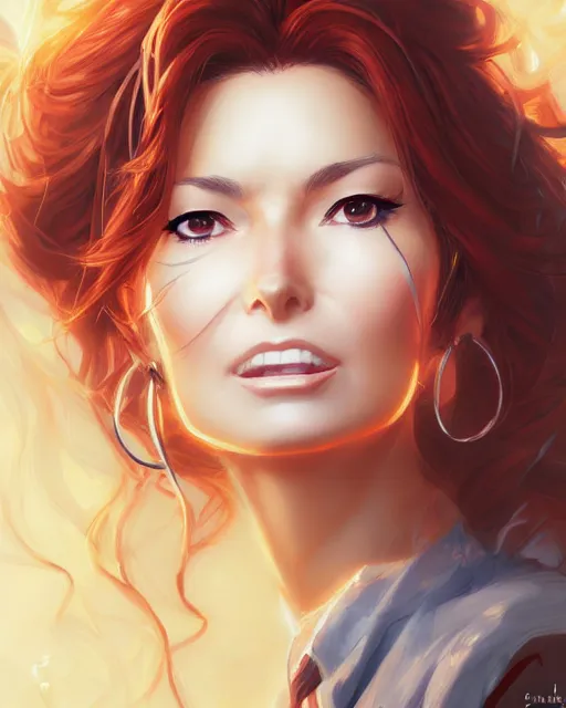 Prompt: anime portrait of Shania Twain by Stanley Artgerm Lau, WLOP, Rossdraws, James Jean, Andrei Riabovitchev, Marc Simonetti, and Sakimichan, trending on artstation