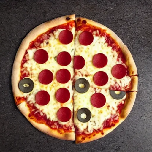 Image similar to pizza in style of starwars
