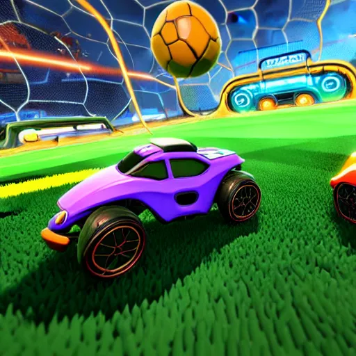 Image similar to fall guys bean on rocket league