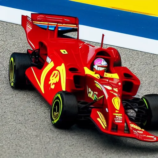 Image similar to hot wheels, formula 1, ferrari