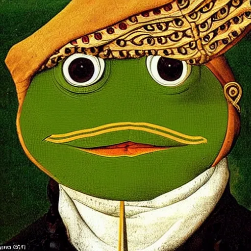 pepe the frog as 1 8 th century prussian soldier, | Stable Diffusion ...