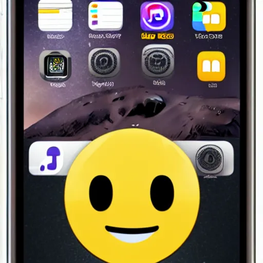 Image similar to iphone emoji of agony