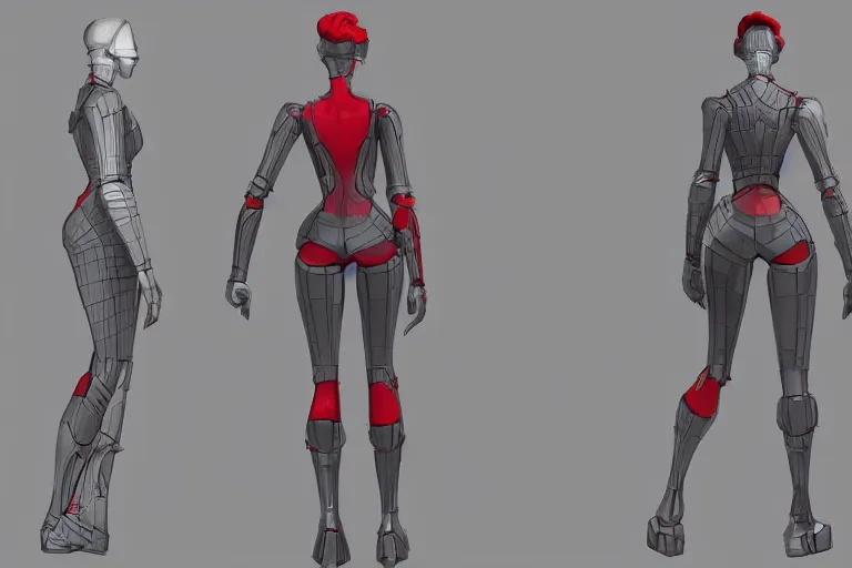 Standing Character design (Female) - CLIP STUDIO ASSETS