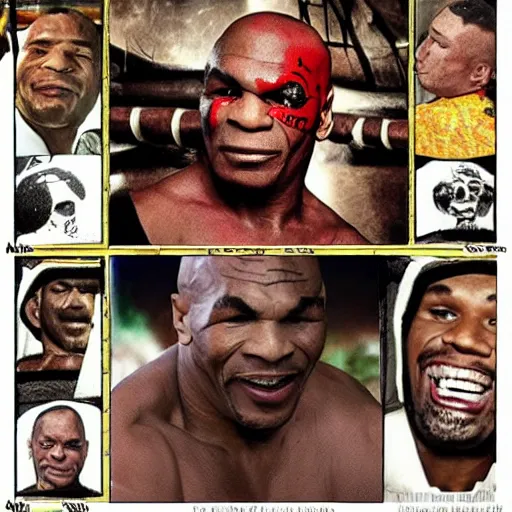 Image similar to mike tyson as papa shango