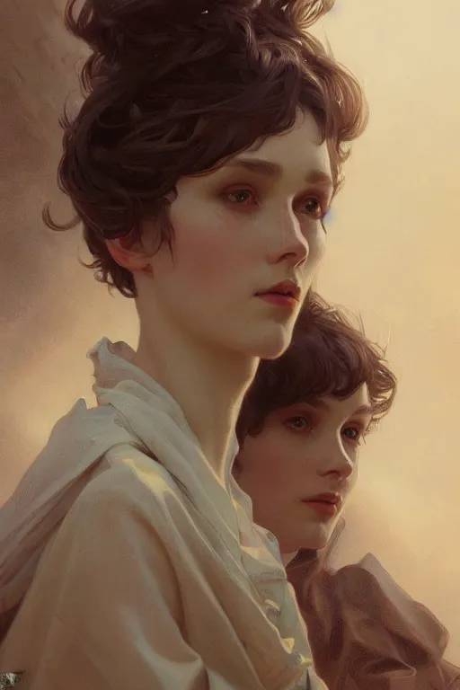 Image similar to A full portrait Homelander from The boys, intricate, elegant, highly detailed, digital painting, artstation, concept art, smooth, sharp focus, illustration, art by Krenz Cushart and Artem Demura and alphonse mucha