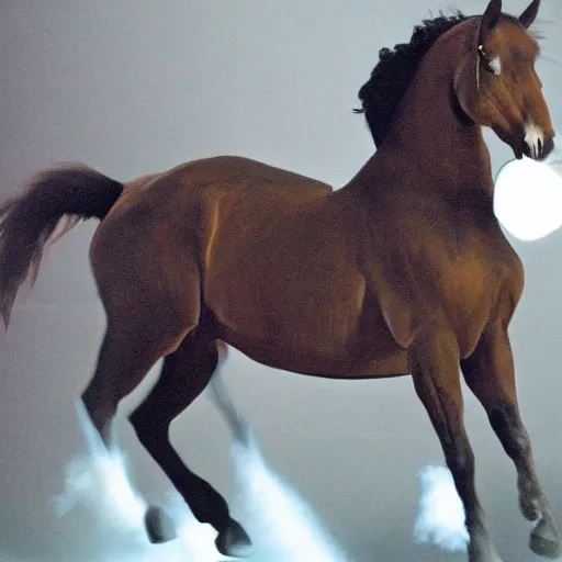 Prompt: kanye west as a horse