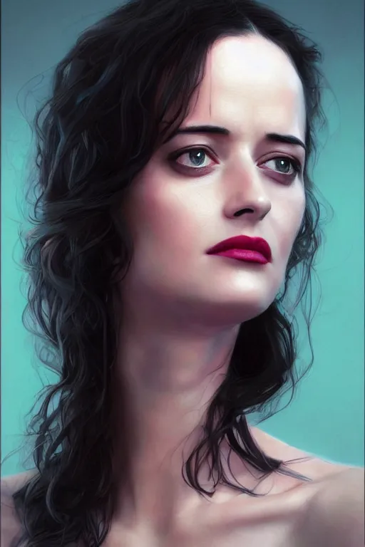 Prompt: eva green , zx spectrum color palette, anatomy, only two hands, highly detailed, digital painting, artstation, concept art, smooth, sharp focus, illustration, Unreal Engine 5, 8K, art by art by artgerm and greg rutkowski and edgar maxence
