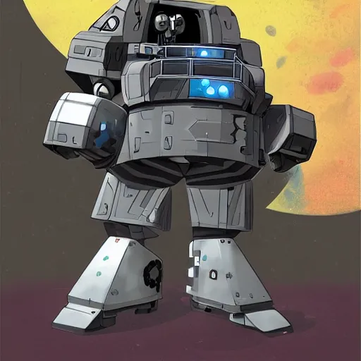 Image similar to fat space military mech