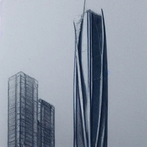 skyscraper sketches  Mihai Dragos Potra  Archinect
