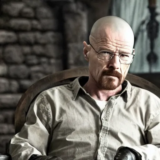 Image similar to Walter white in the game of thrones