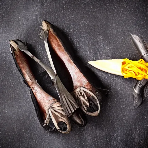 Prompt: a shiv, a shank, and a shoe