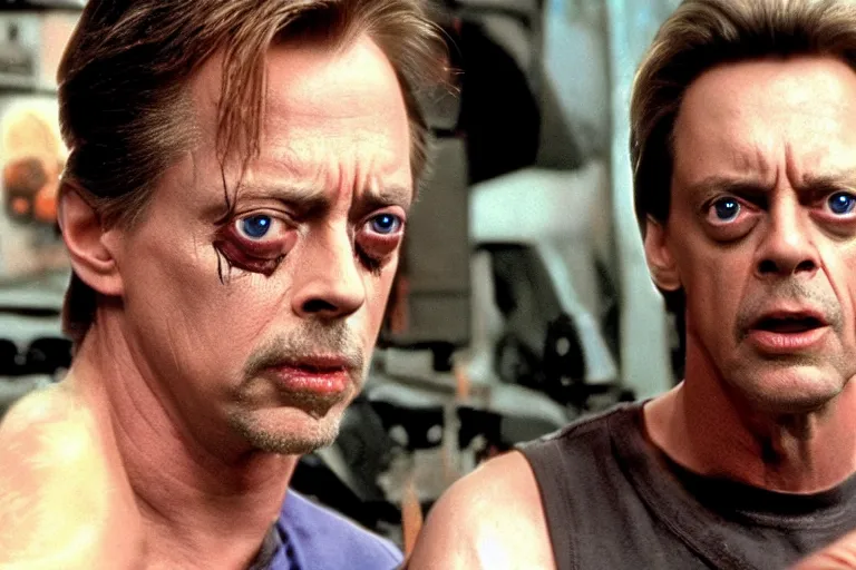 Image similar to VFX movie where Steve Buscemi plays the Terminator by James Cameron