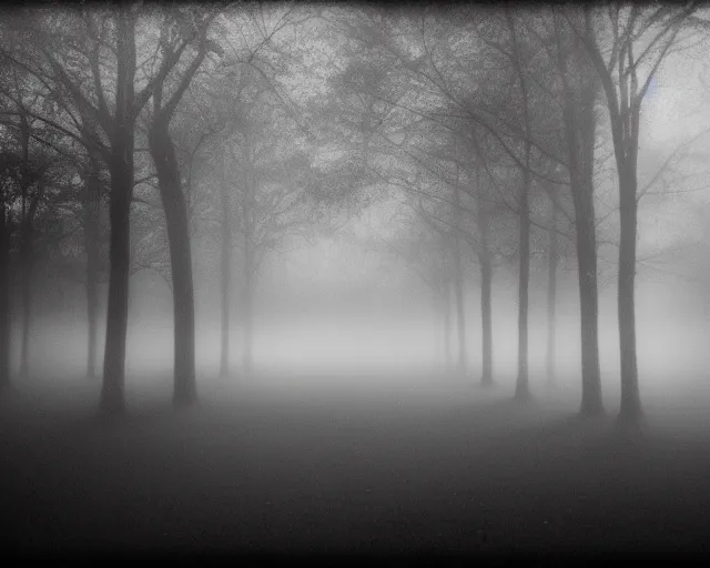 Prompt: beautiful mist, mystic creatres, lomography photo effect, monochrome, grain effect