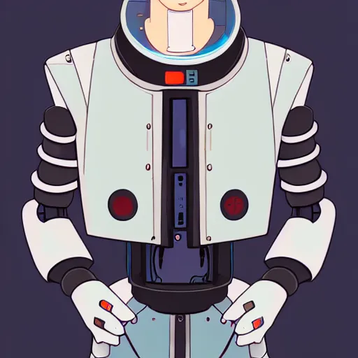 Image similar to a robot with a crt monitor for a head and wearing a leather bomber jacket, black sweatpants, studio ghibli, character design, high resolution