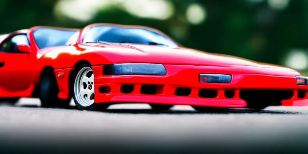 Image similar to Hot Wheels, 1994 toyota supra, cinematic, 8k, depth of field, bokeh.