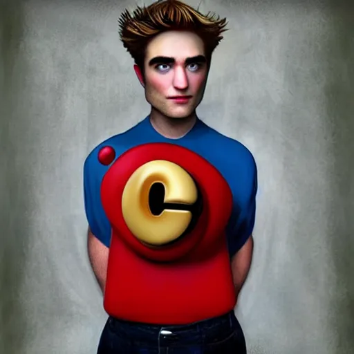 Image similar to robert pattinson super mario