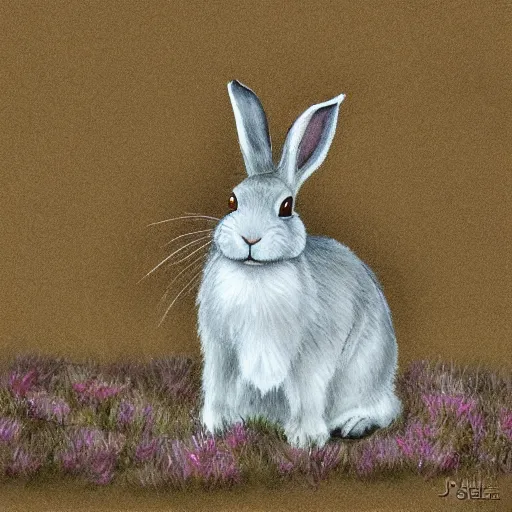 Prompt: a rabbit by joelle tourlonias