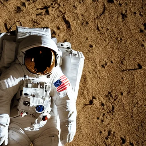 Image similar to an astronaut relaxing on the beach, dramatic lighting, cinematic, extremly high detail, photorealistic, cinematic lighting, nasa footage