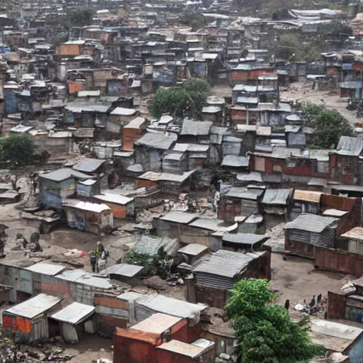 Prompt: slums
