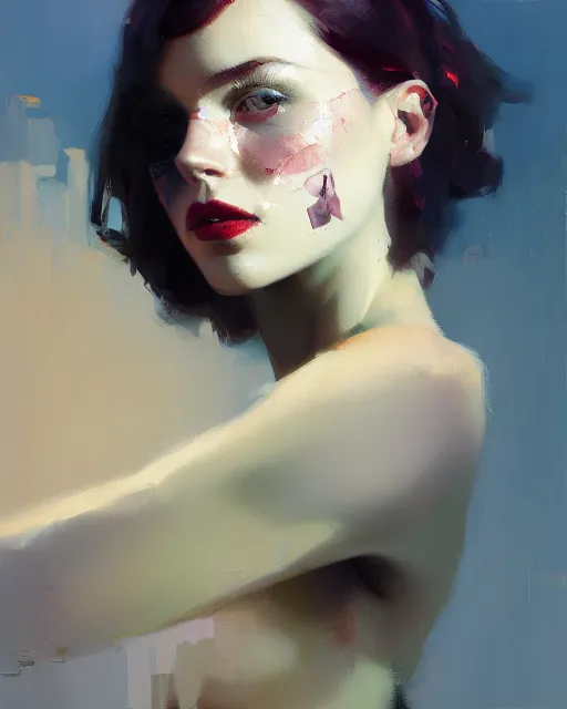 Image similar to benefit of all, ill of none, ( impressionistic oil painting by malcom liepke ), alexi zaitsev, craig mullins, tom bagshaw, tooth wu, wlop, denis sarazhin, visible brushstrokes, highly detailed, award winning, masterpiece