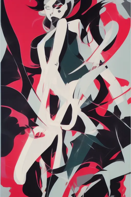 Image similar to empowering female artwork by sho murase