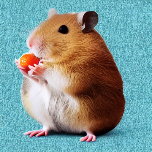 Prompt: pregnant anthropomorphic hamster