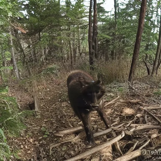 Image similar to wild woman trail cam photo