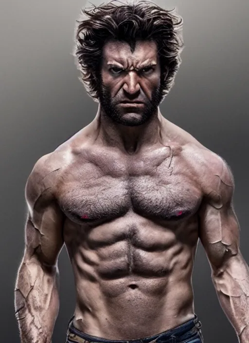 Image similar to Steven Crowder cast as Wolverine , still from Marvel movie, hyperrealistic, 8k, Octane Render,